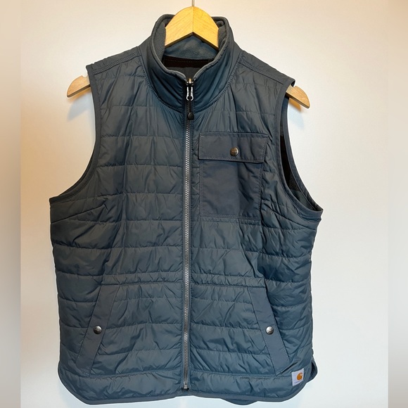 Carhartt Jackets & Blazers - Carhartt Reversible Vest - Quilted/Flannel plaid - Size Large